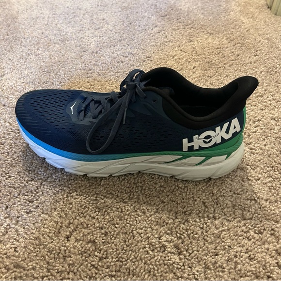 Hoka Clifton 7 Navy Blue Men’s Shoes Size 13 - Picture 7 of 13